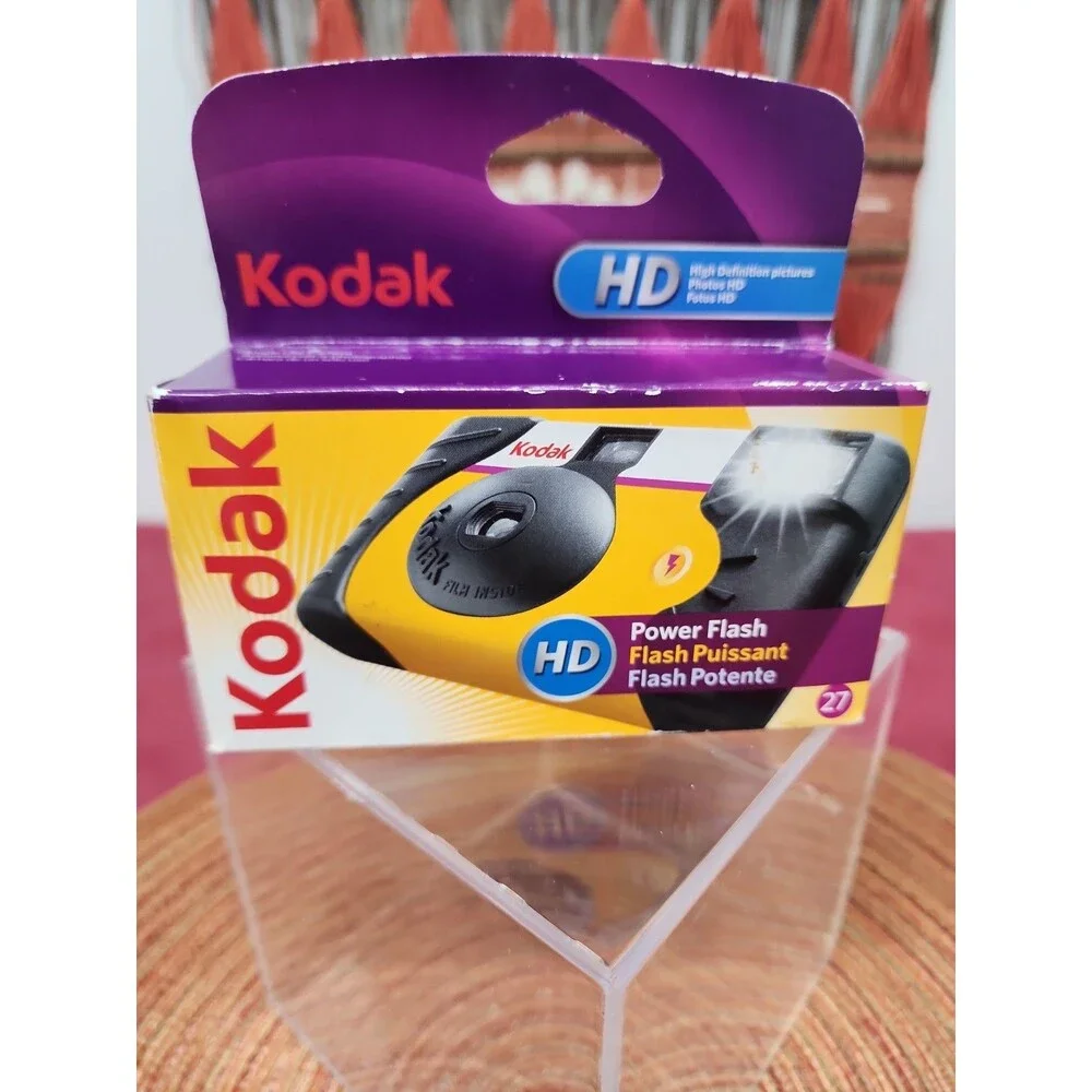 Kodak HD Power Flash Disposable Camera 27 Picture Exp 05/2015 New In Box Sealed